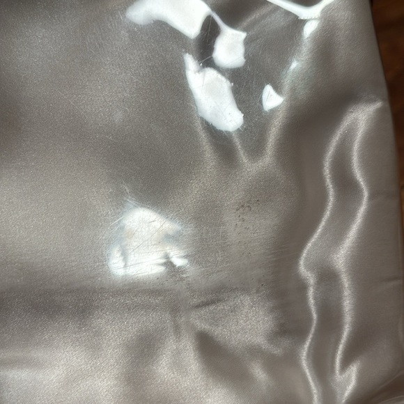 Charles S Kahn, Inc Handbag Vinyl Covered Satin W/Gold Thread Pearls & Diamonds - Picture 14 of 16